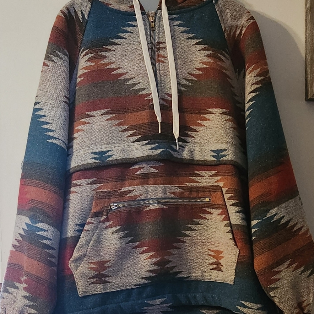 Main Strip Cozy Multicolor Knit Jacket